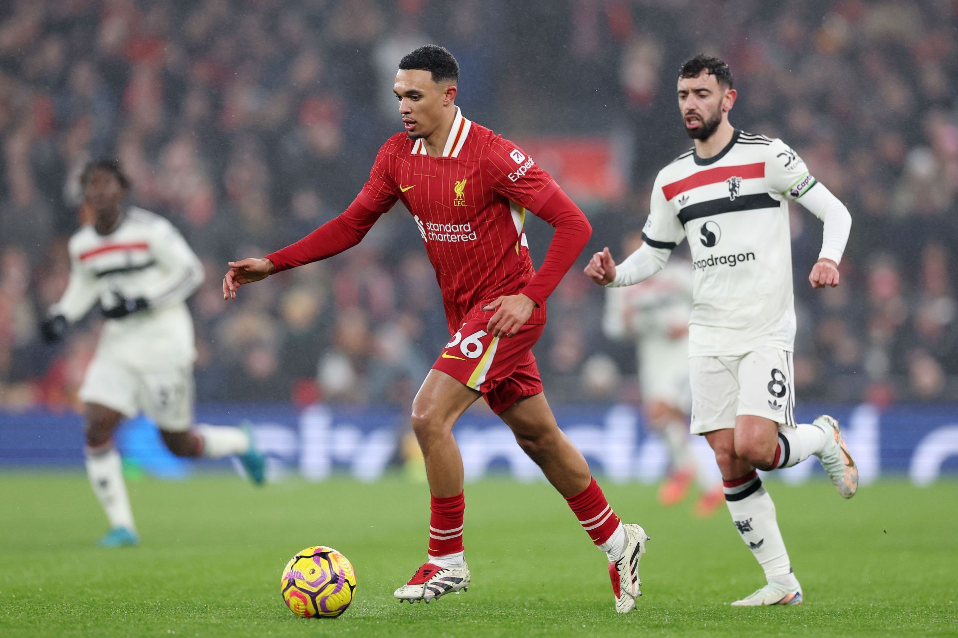 Trent Alexander-Arnold (left)