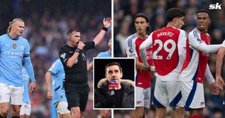 "We're going for controversial" - Gary Neville makes score prediction ahead of Arsenal vs Manchester City
