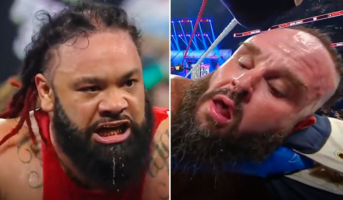 Jacob Fatu destroyed Braun Strowman at SNME. [Image credits: WWE on X]