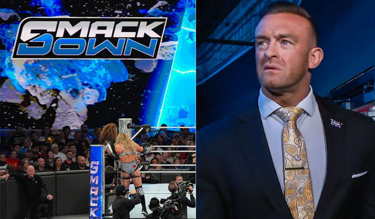 Nick Aldis is your GM of SmackDown. [Image credits: WWE.com]