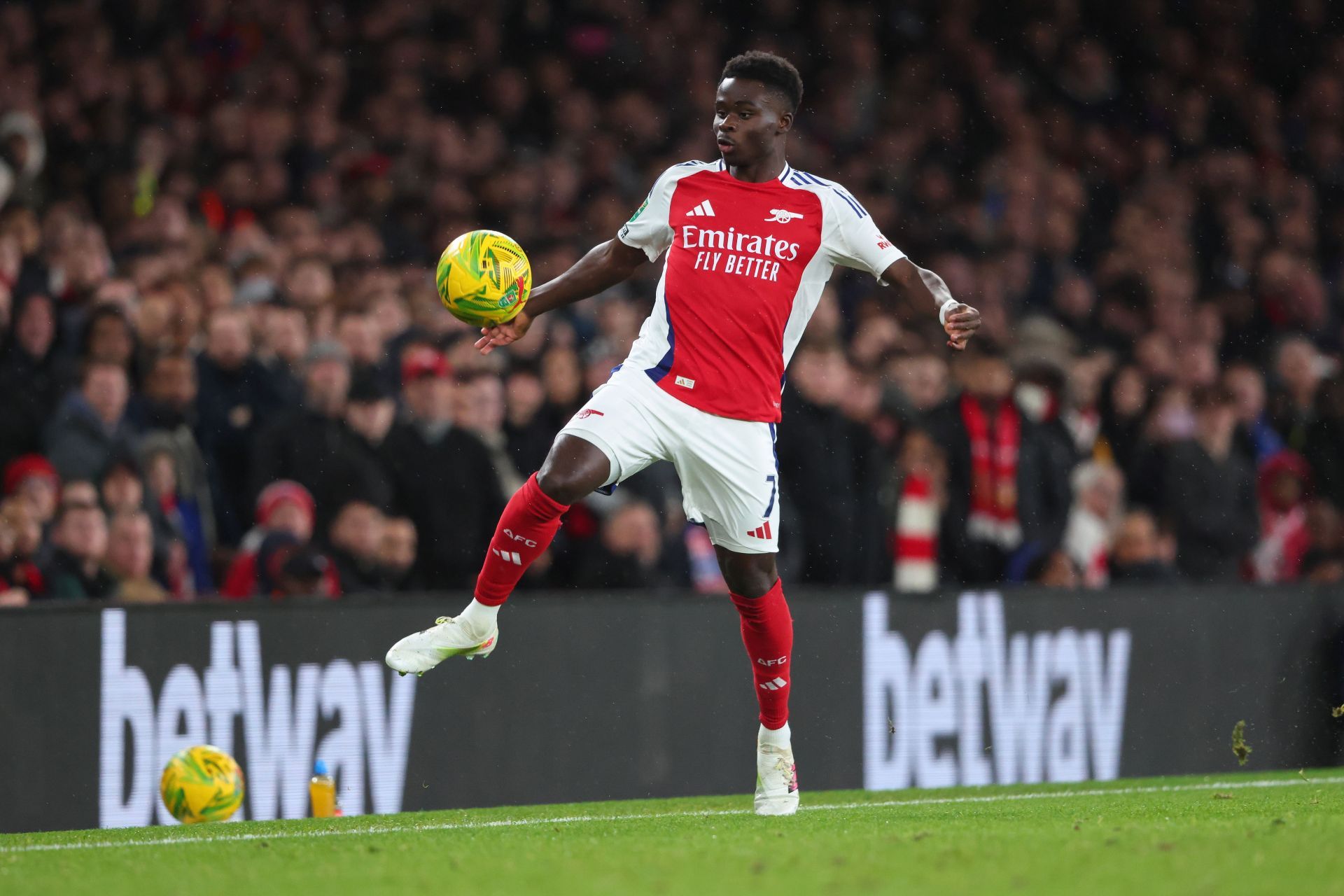 Arsenal attacker Bukayo Saka