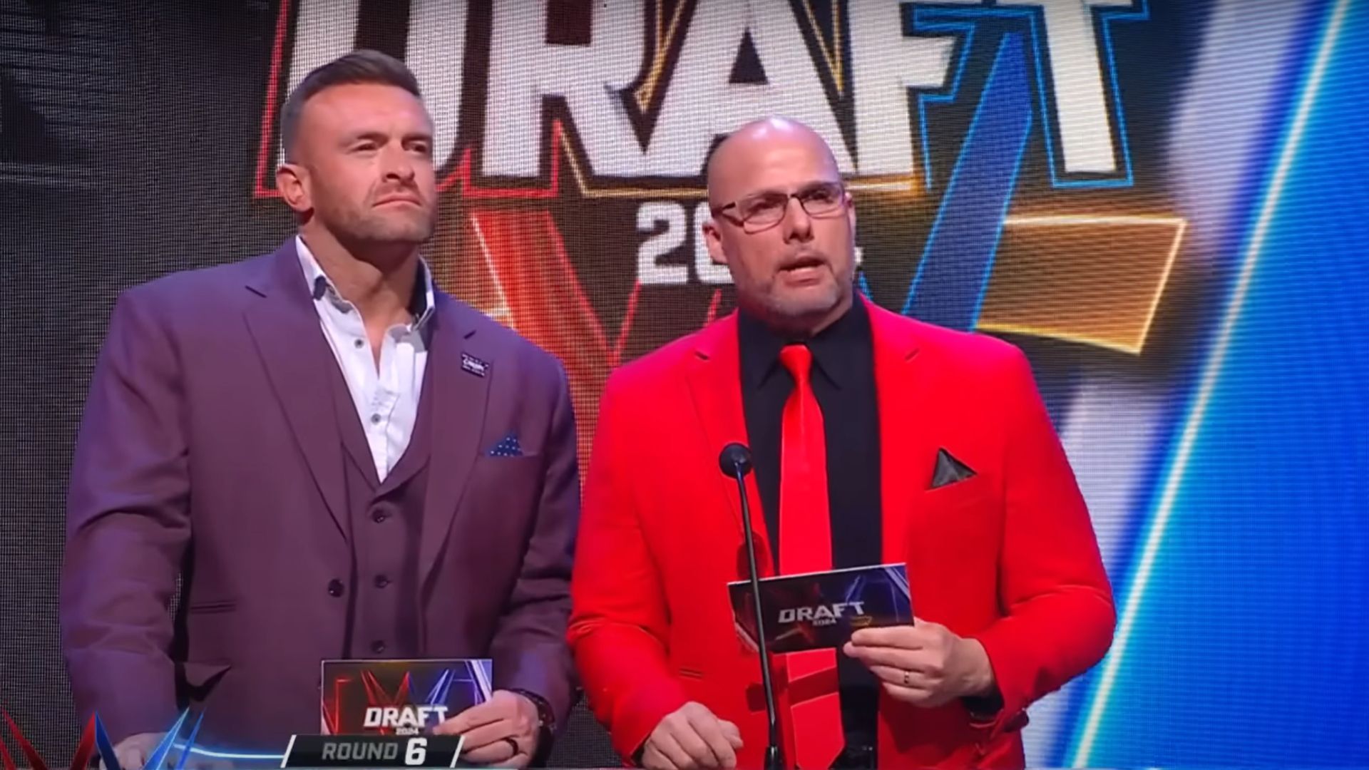 WWE SmackDown General Manager Nick Aldis (left) and RAW General Manager Adam Pearce (right) [Image Credits: The official YouTube channel of WWE]