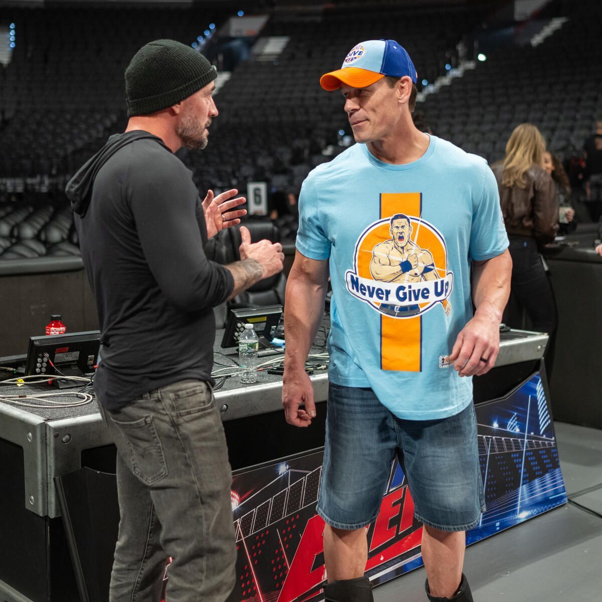 CM Punk and John Cena (Image credits: wwe.com)