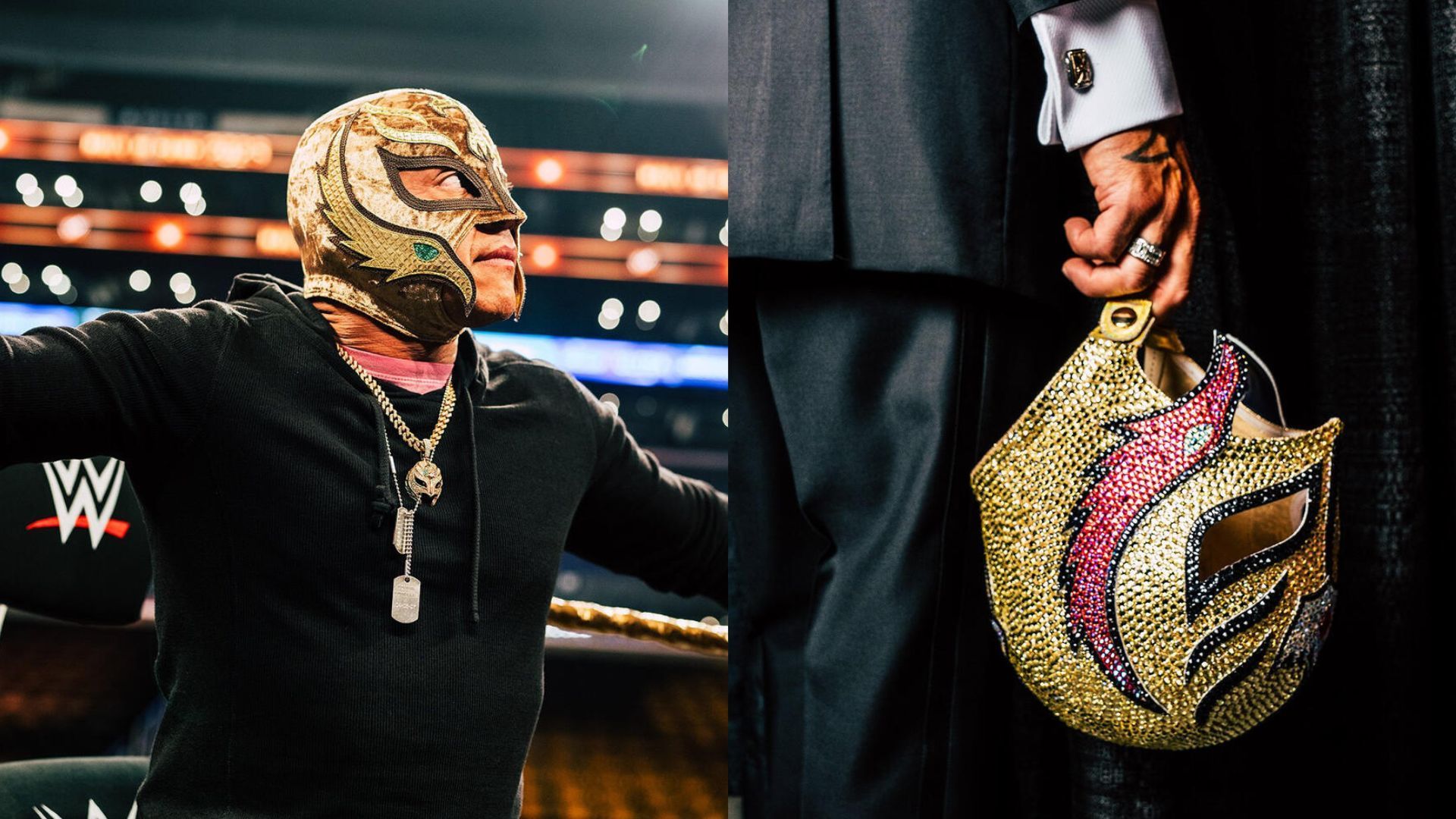 Rey Mysterio at WWE Hall of Fame 2023! [Image credits: WWE.com]