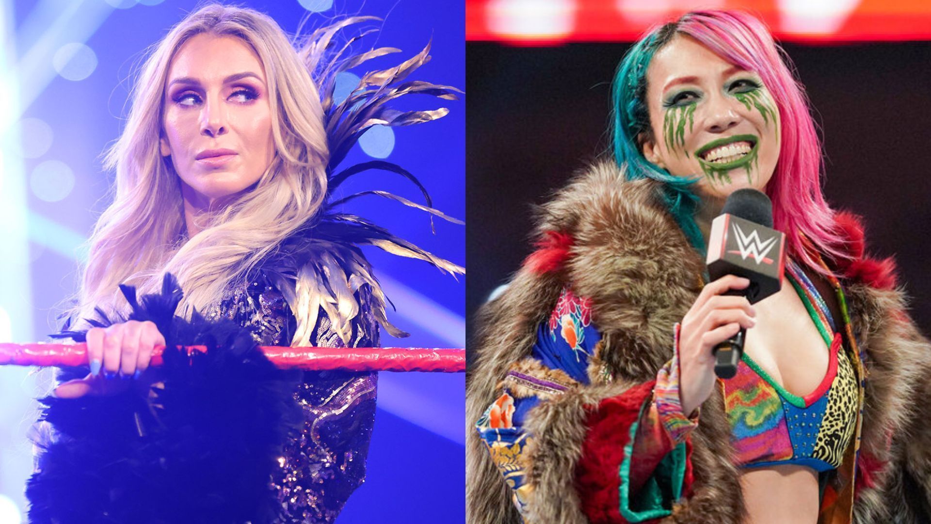 Flair and Asuka are both former champions. [Image credits: USA Network]