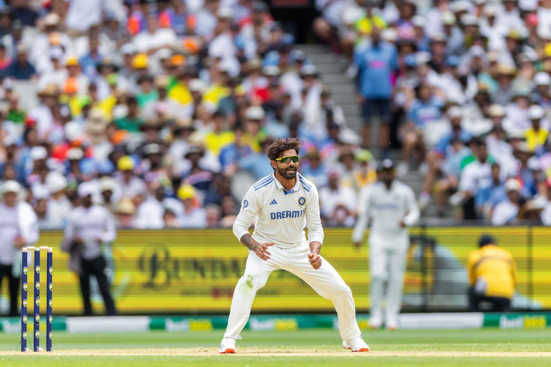 Aakash Chopra picked Ravindra Jadeja as the only frontline spinner in his Test team of 2024. [P/C: Getty]