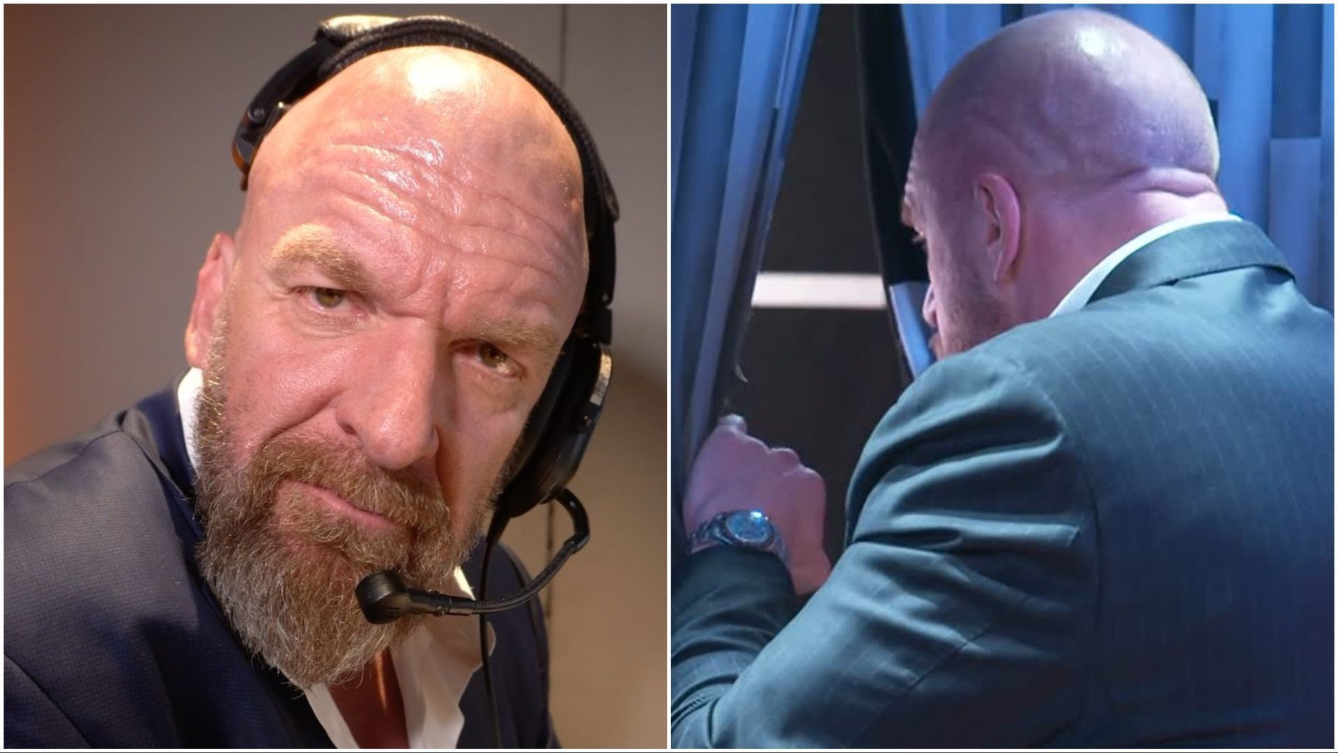 WWE Chief Content Officer Triple H backstage