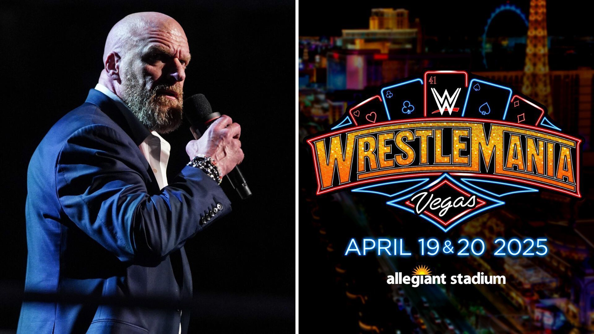 Triple H could book a huge match for WrestleMania 41 [Image credits: WWE.com and WWE on X]