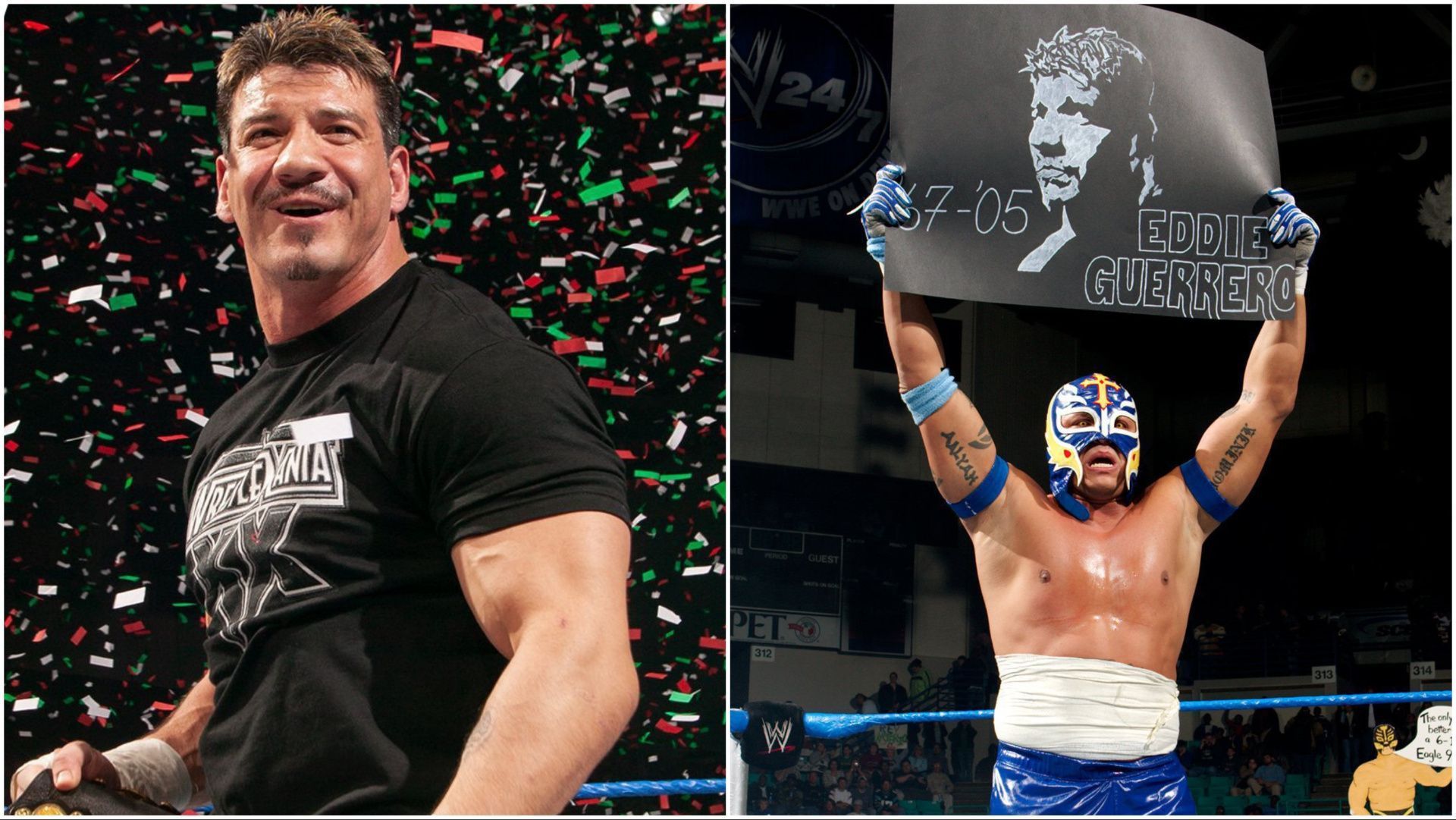 WWE Hall of Famers Eddie Guerrero and Rey Mysterio