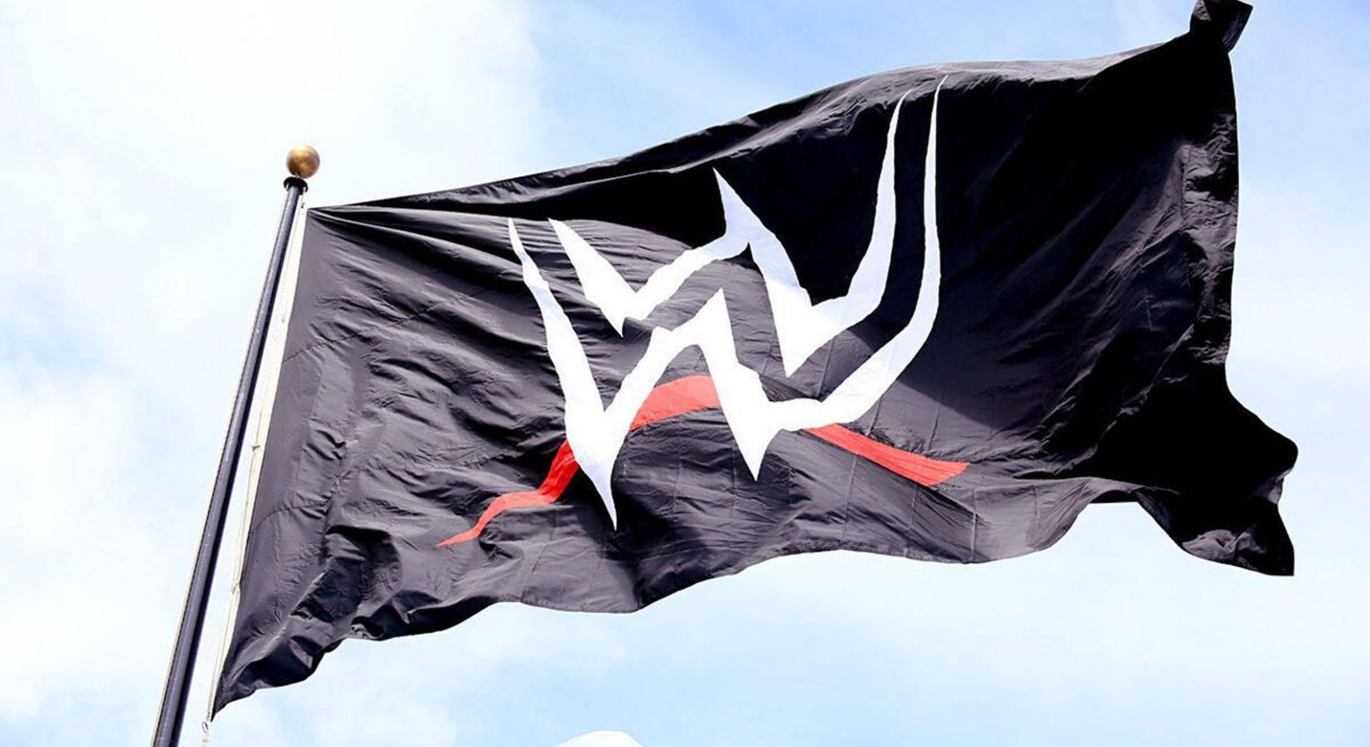 WWE themed flag! (Image Credits: WWE.Com)