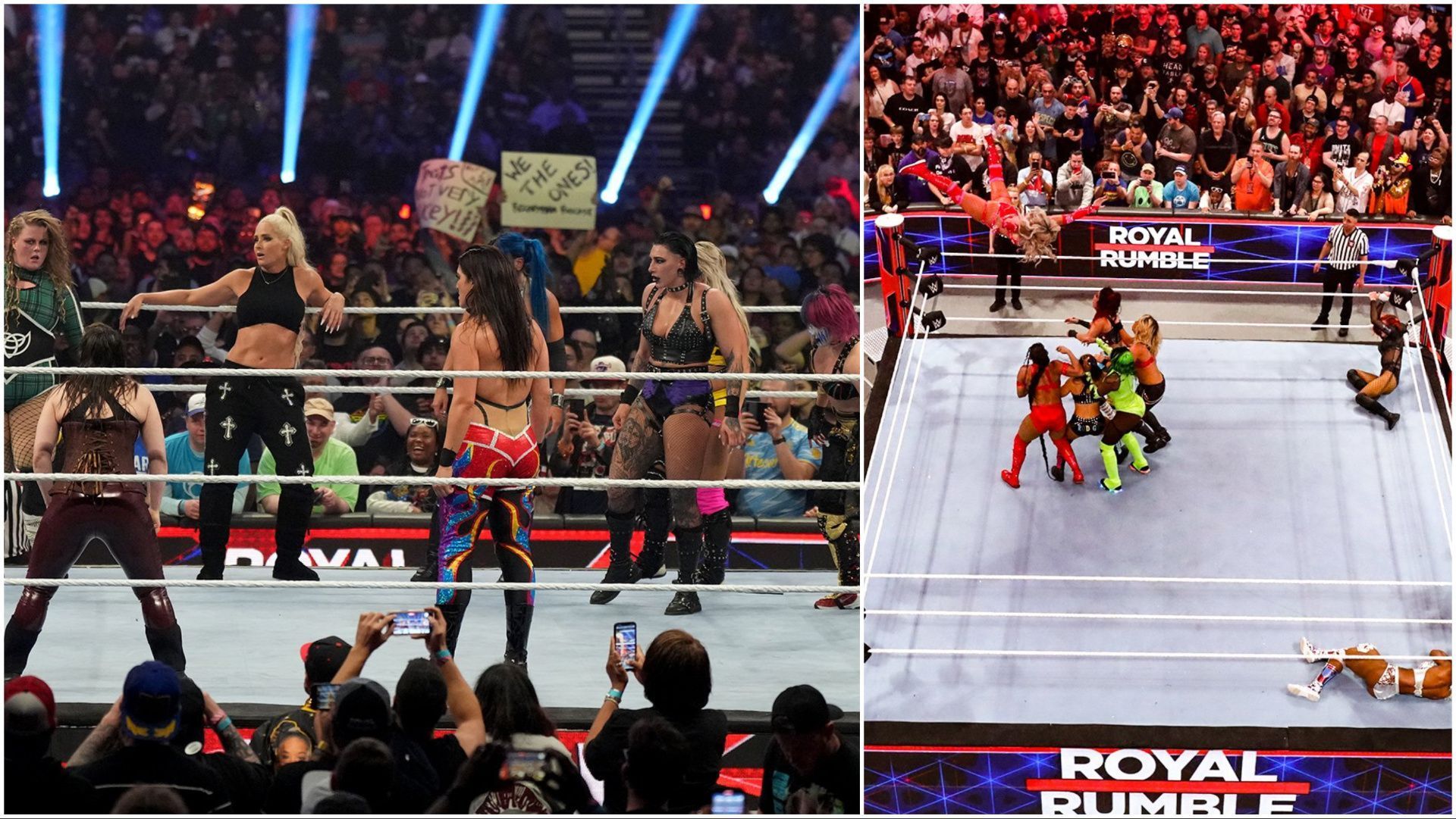 WWE Superstars compete in the Women