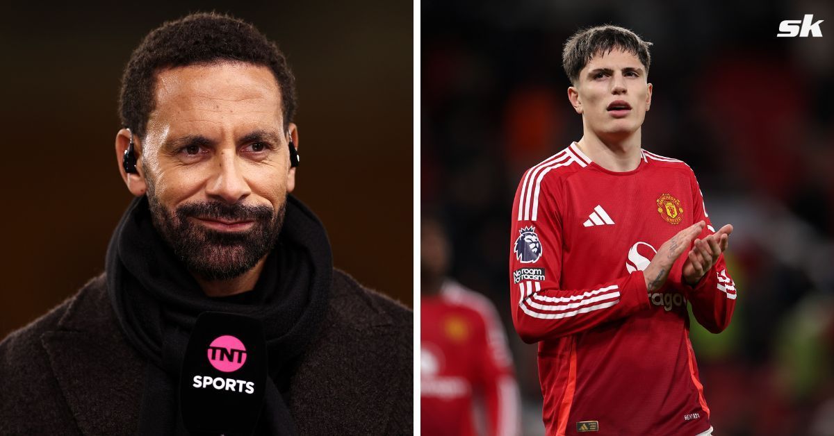 Rio Ferdinand (left) &amp; Alejandro Garnacho (right) - (Image: both images from Getty)