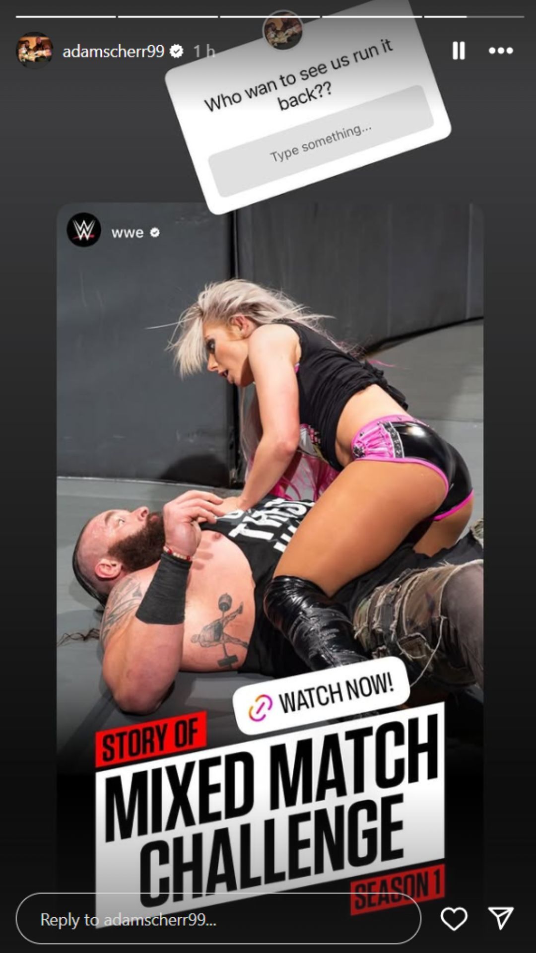 Braun Strowman teases reunion with Alexa Bliss [Picture courtesy: Strowman&#039;s Instagram Story]