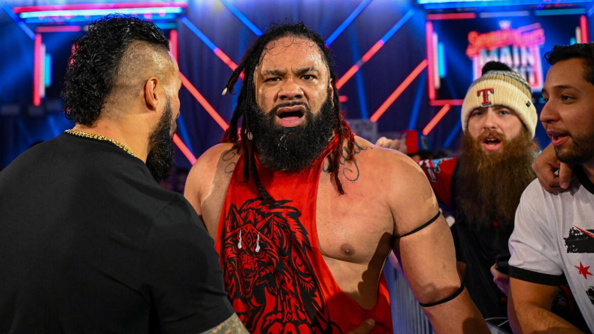 Jacob Fatu after doing damage! [Image credits: wwe.com]