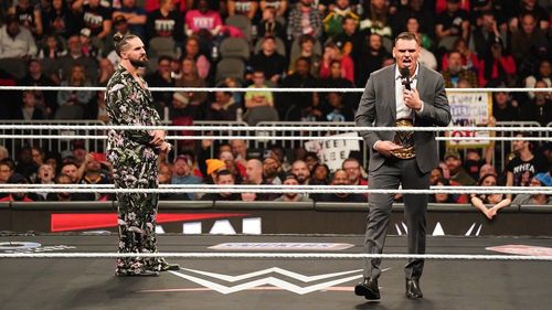 The Ring General and The Visionary came face-to-face on the final RAW before Royal Rumble 2025. [Image via WWE.com]