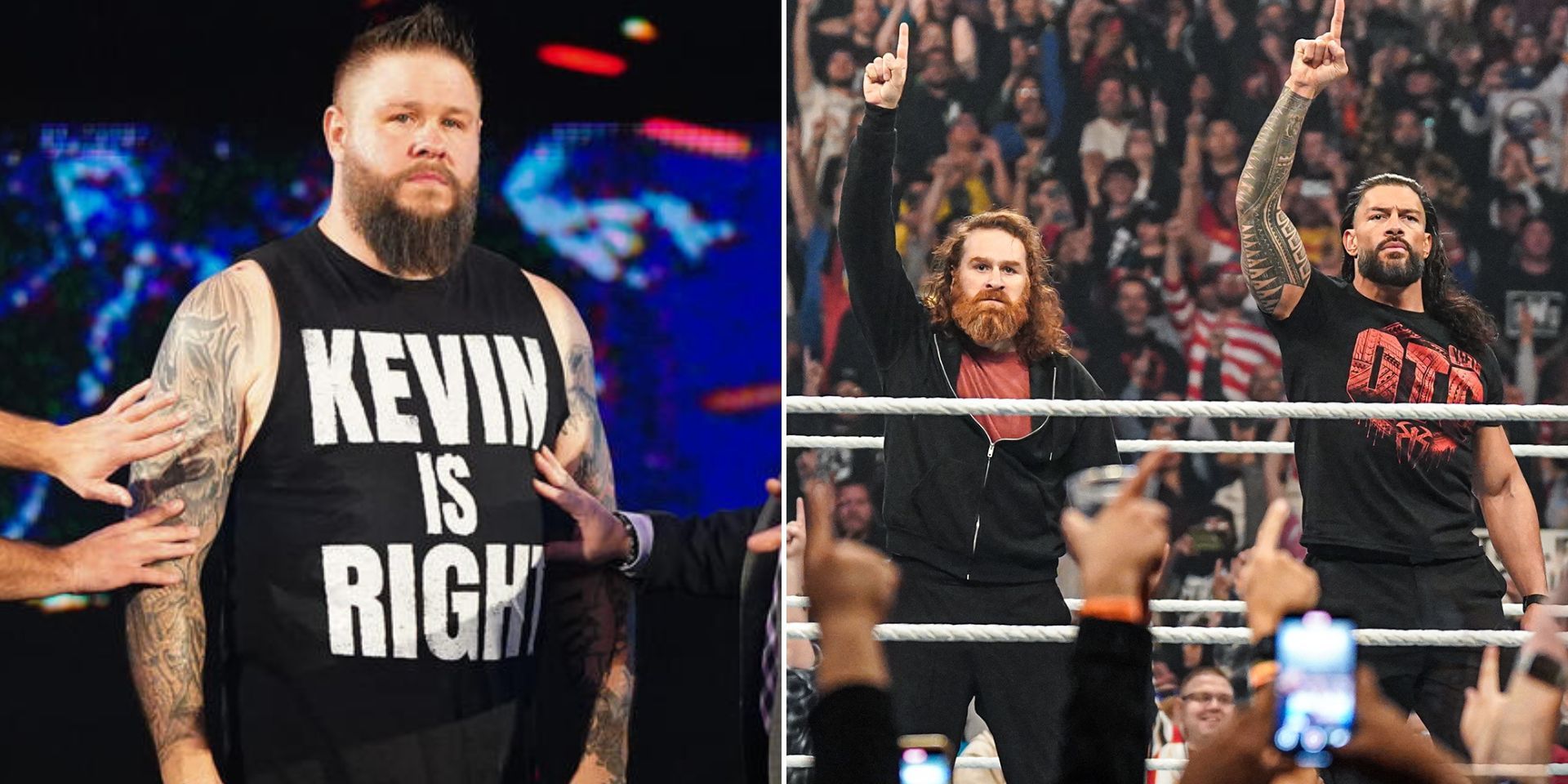 Kevin Owens has been friends with Sami Zayn for a long time (Images via WWE.com)