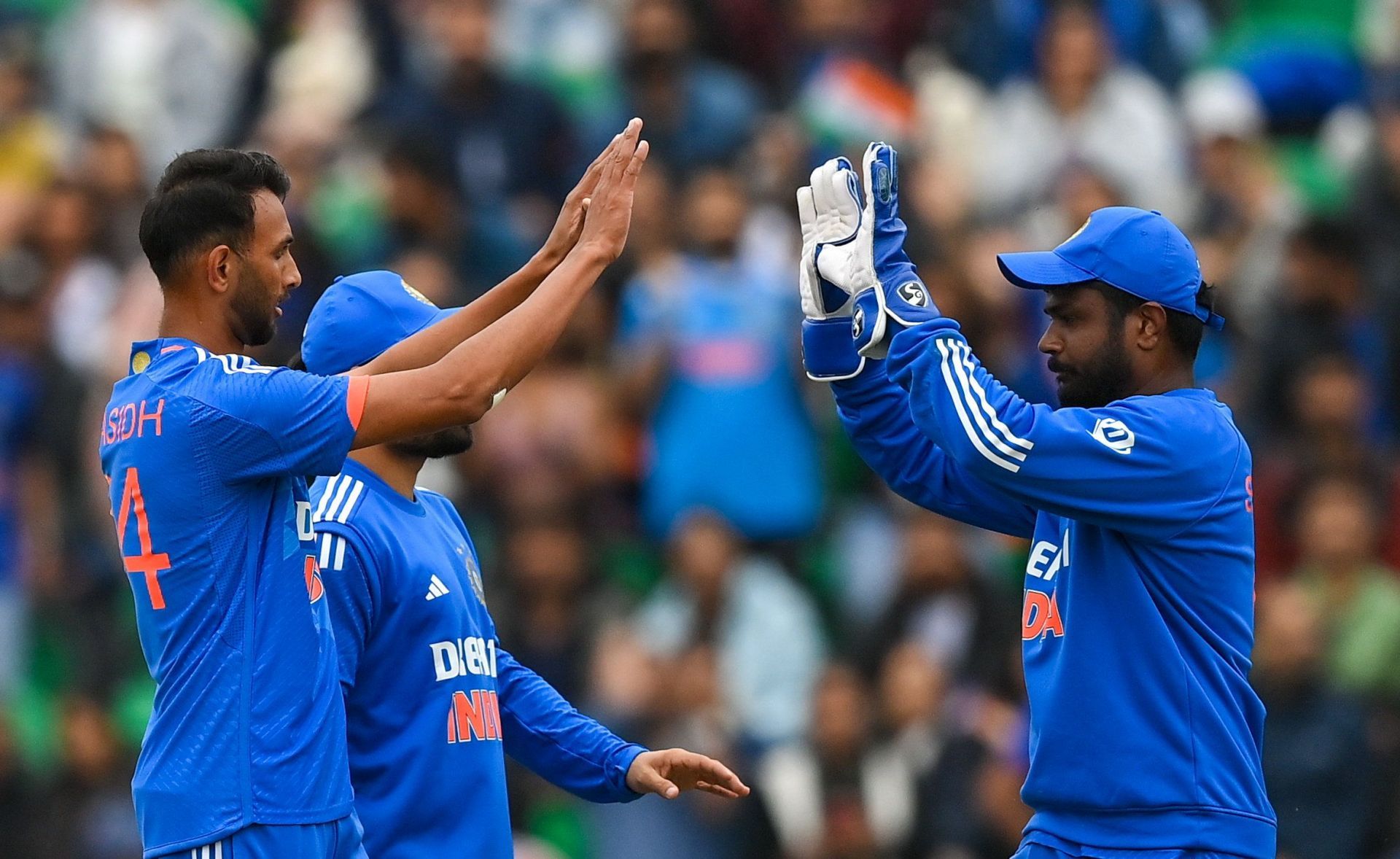 Prasidh Krishna has picked up eight wickets in five T20Is. [P/C: Getty]