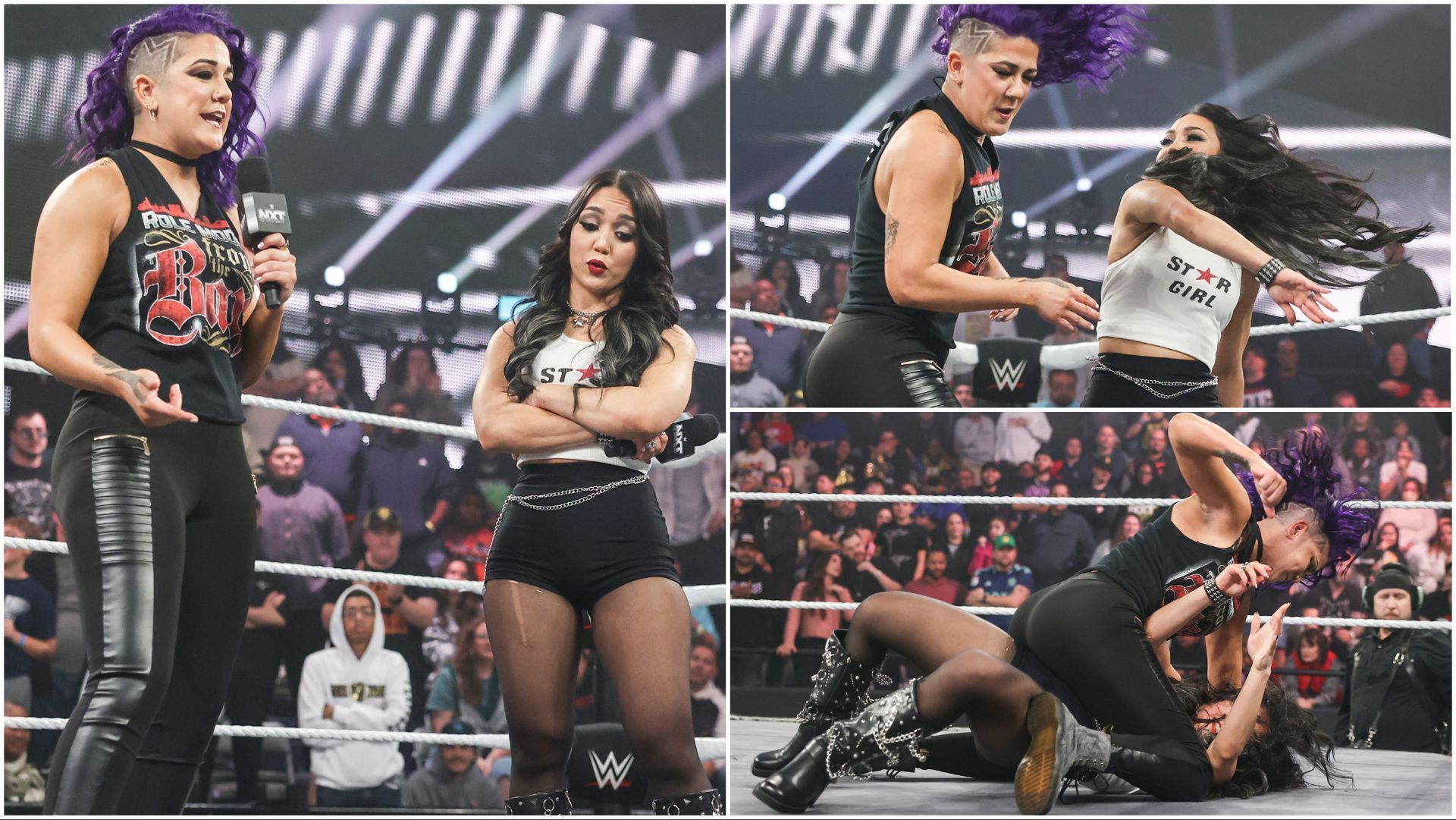 Bayley and Roxanne Perez on WWE NXT