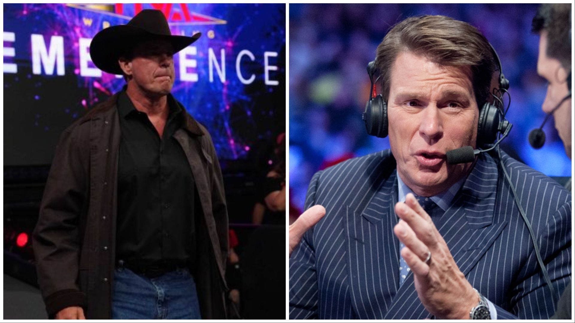 JBL is a WWE Hall of Famer. (Photos: TNAWrestling.com and WWE.com)