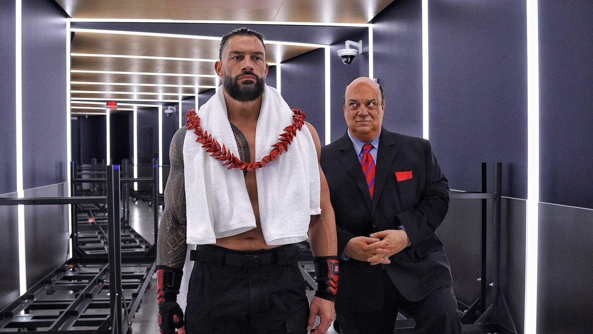 Roman Reigns and Paul Heyman at WWE RAW