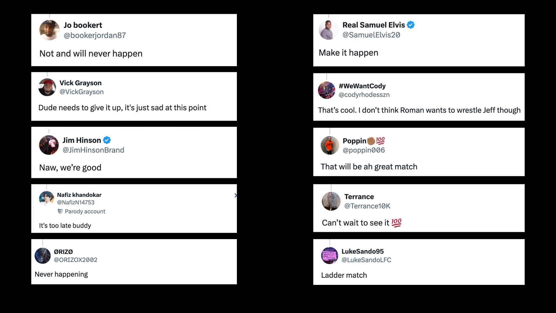 Mixed reactions from fans on X/Twitter