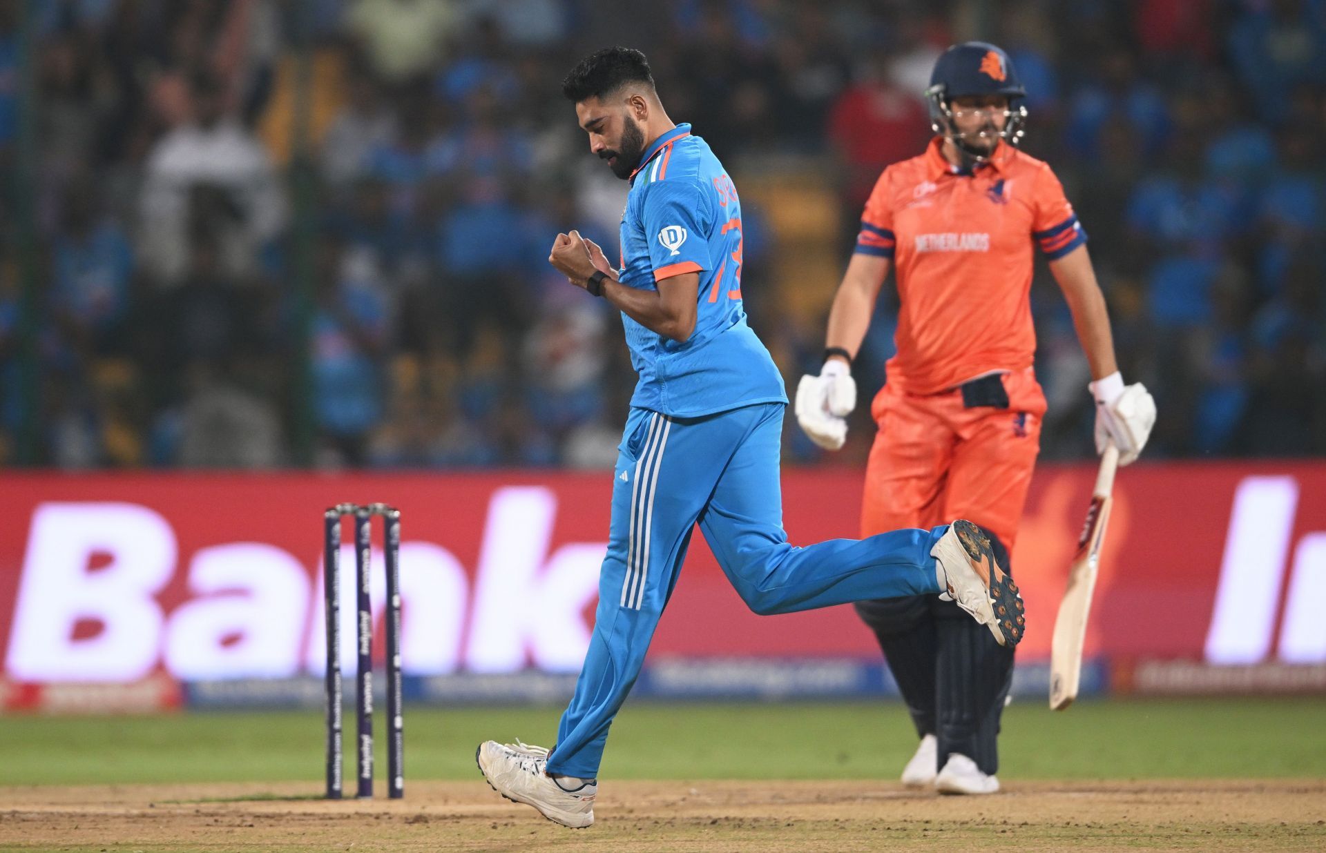 Mohammed Siraj has picked up 71 wickets at an average of 22.97 in 43 ODIs since January 2022. [P/C: Getty]