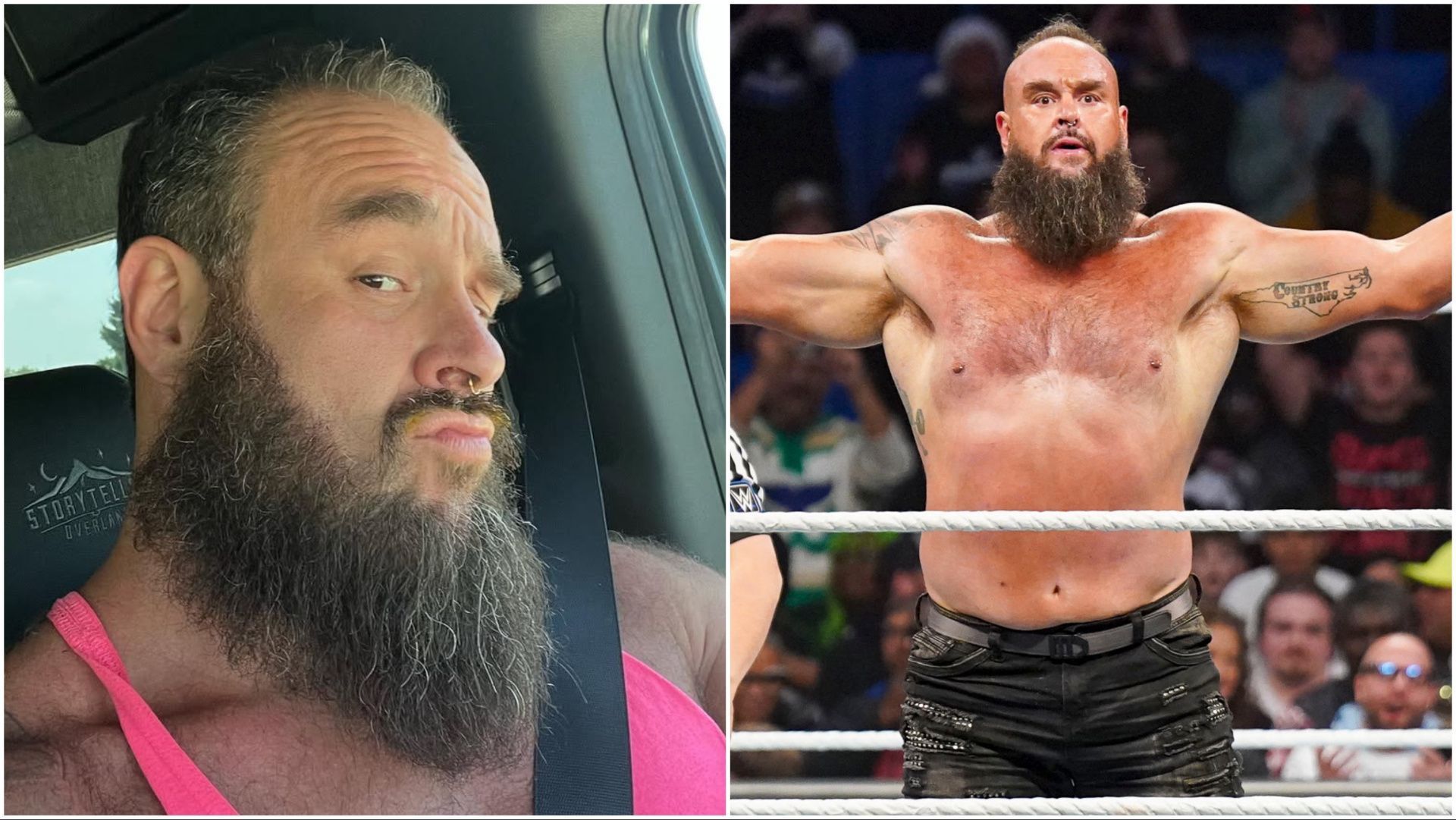 Braun Strowman working WWE SmackDown and enjoying off-time