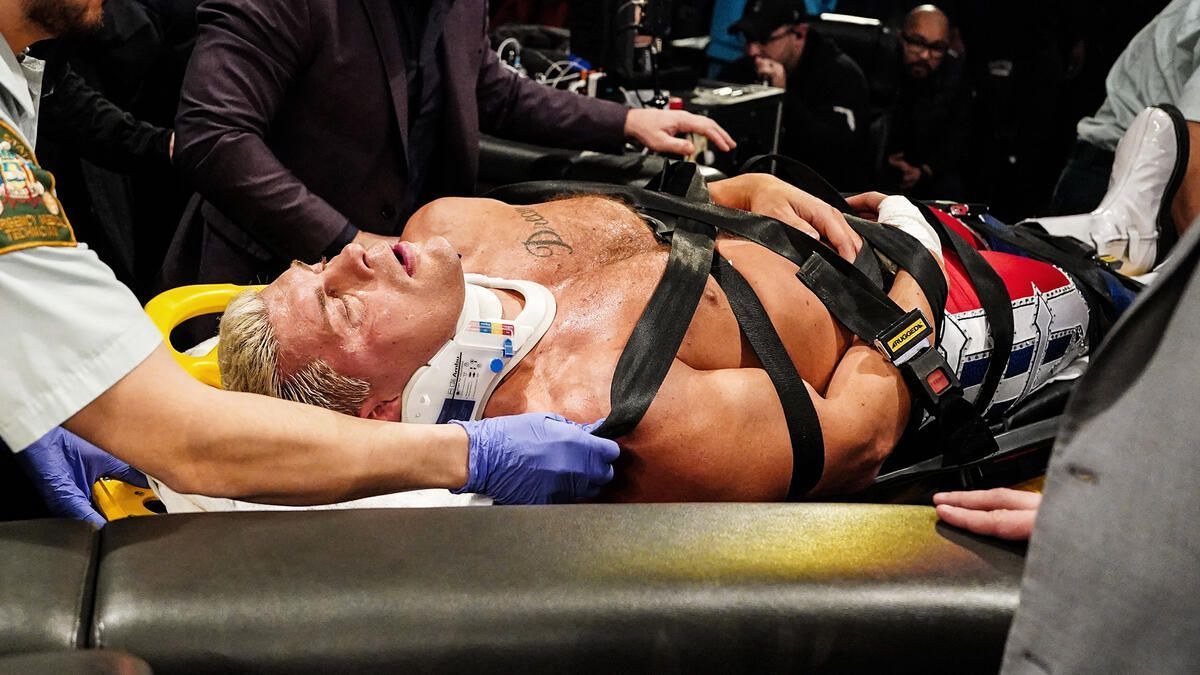 The star was left hurt (Credit: WWE.com)