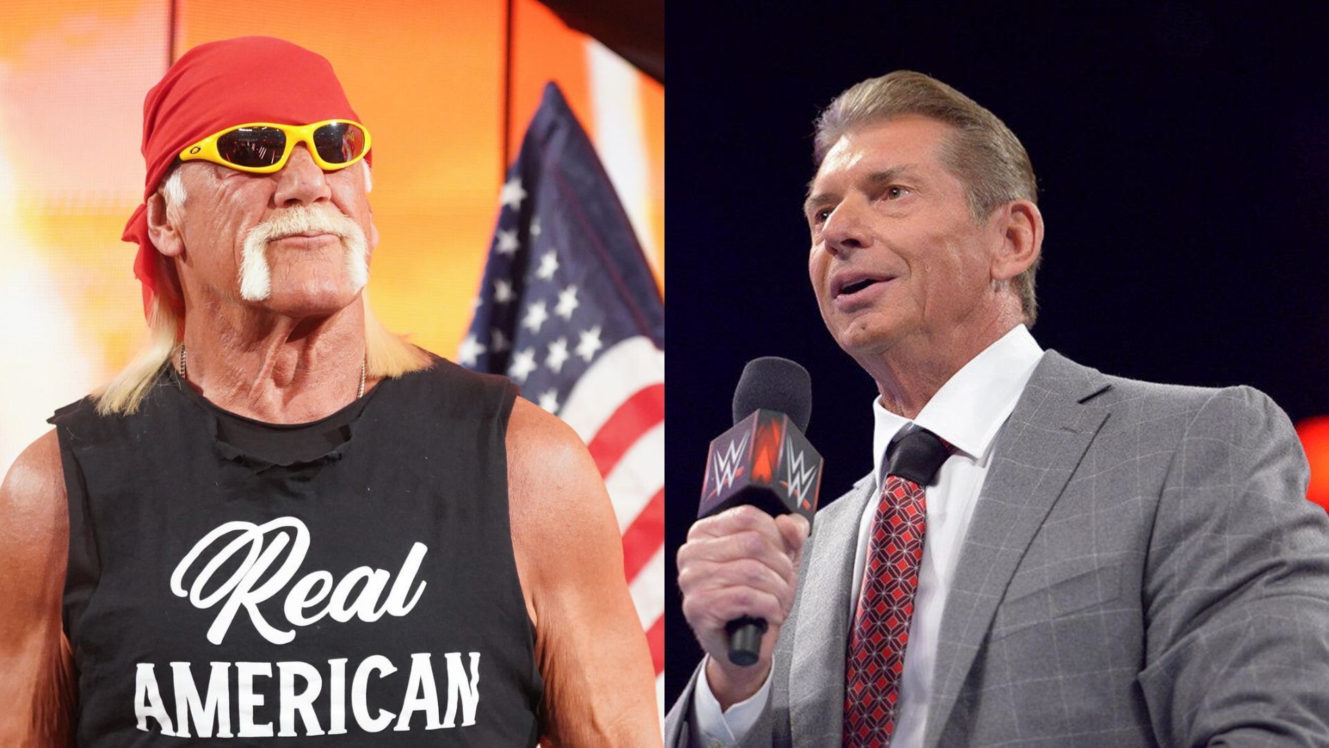 Hulk Hogan (left), Vince McMahon (right) (via WWE.com)