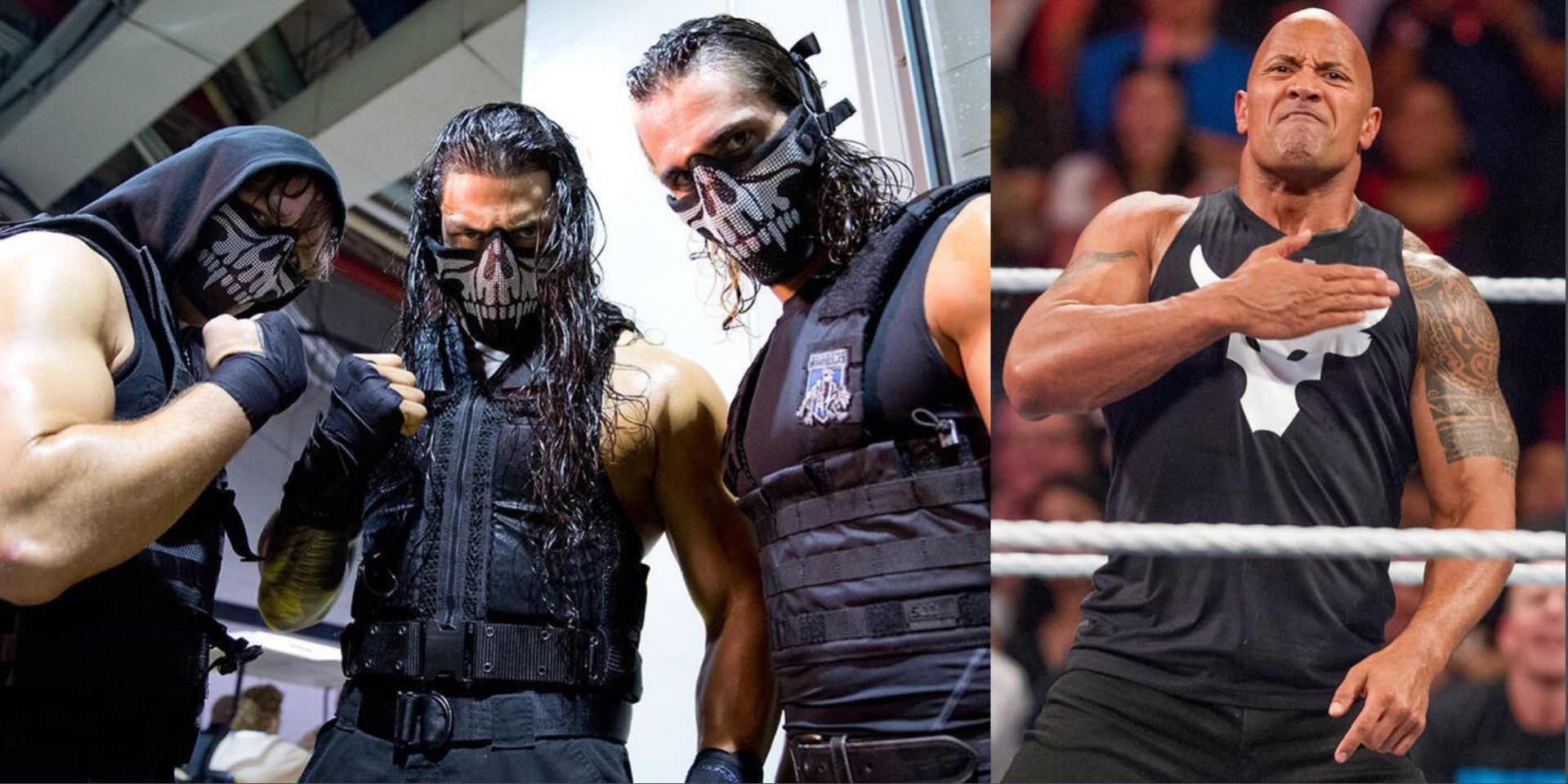 A partial Shield reunion could happen on February 1. (Images via WWE.com)