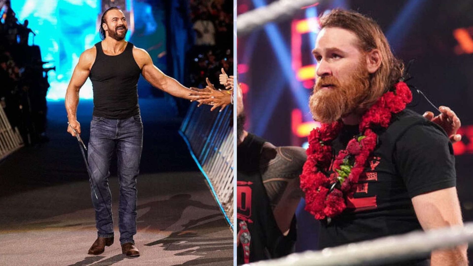 Drew McIntyre and Sami Zayn