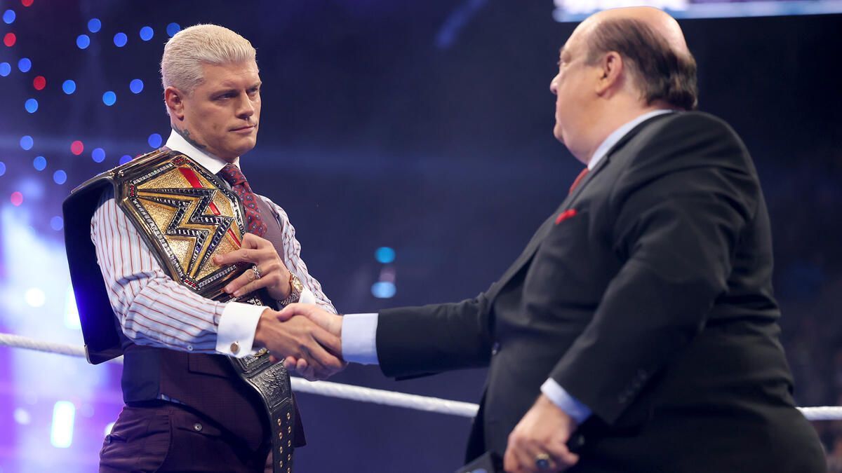 Cody Rhodes and Paul Heyman on SmackDown this week [Image: WWE.com]