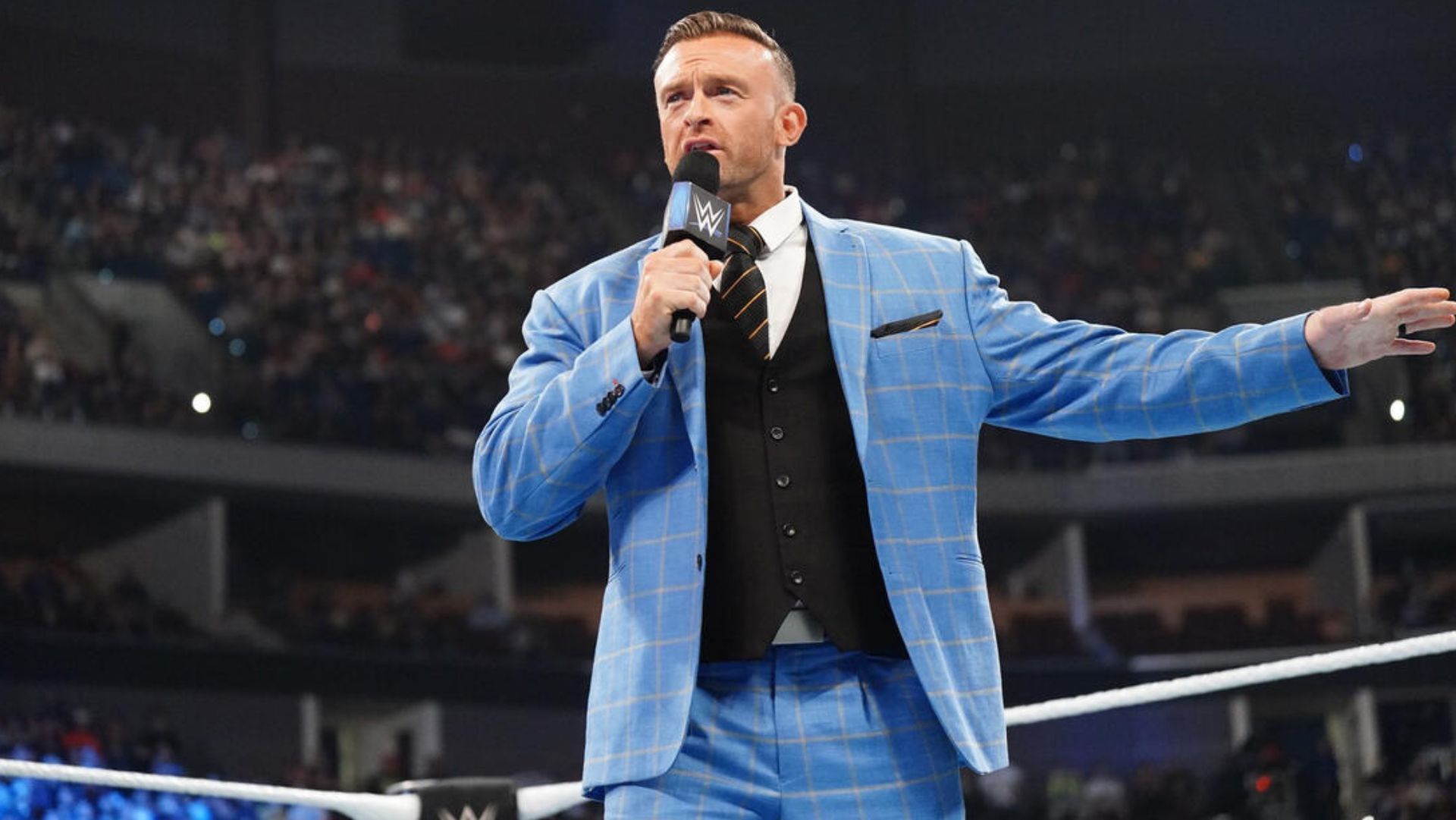 Nick Aldis replaced Adam Pearce as GM of SmackDown. [Image Source: WWE.com]