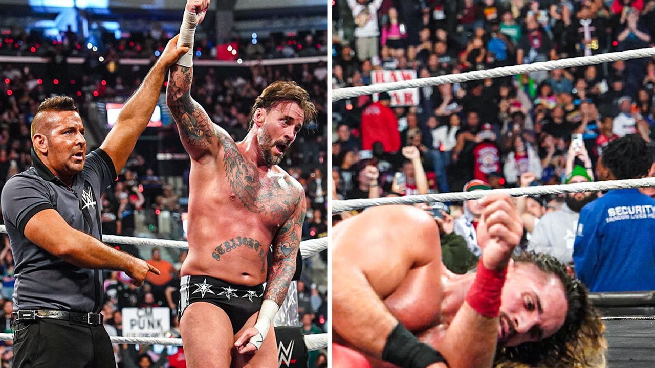 CM Punk wins the match (via WWE