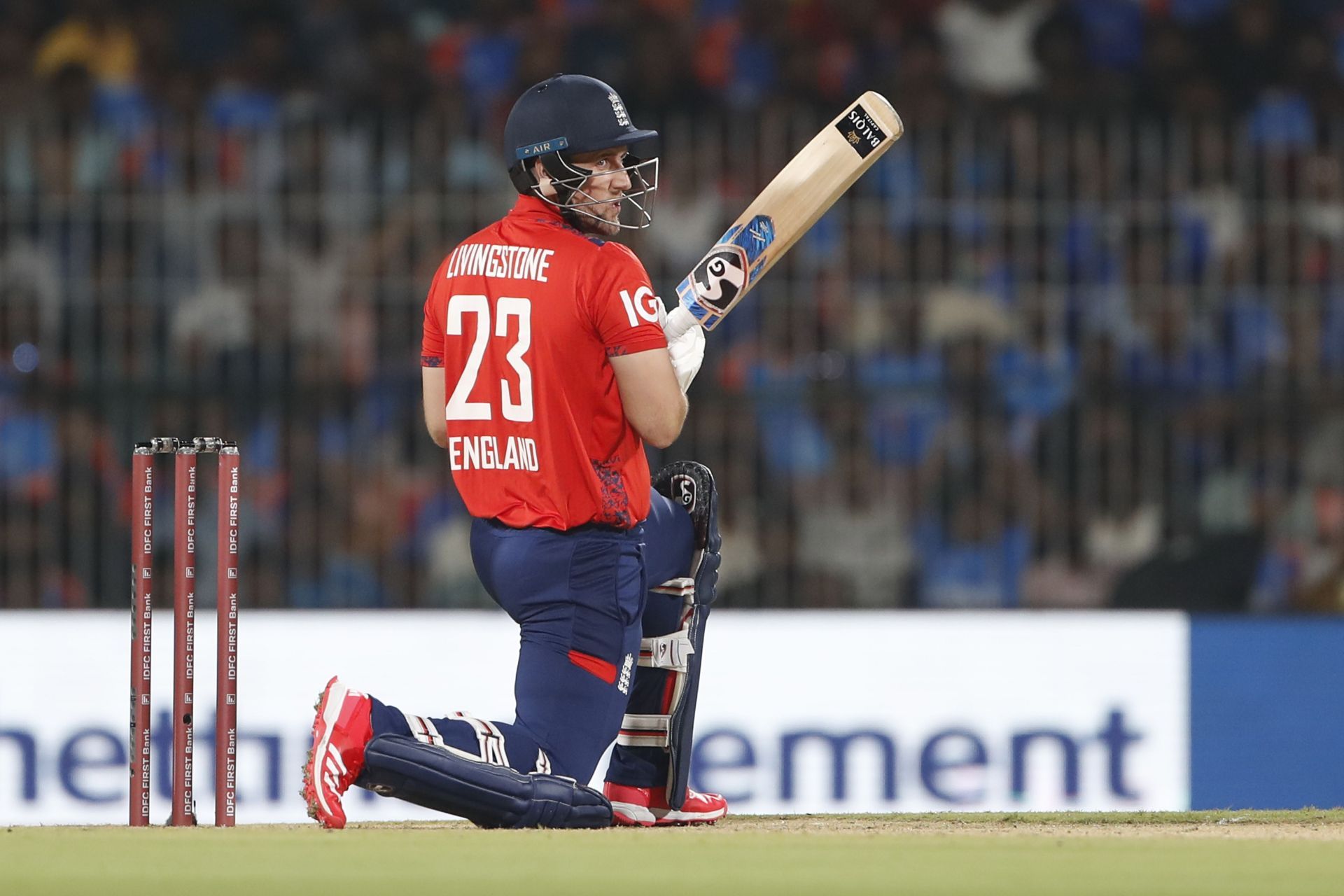 Liam Livingstone scored 13 runs off 14 deliveries. [P/C: Getty]