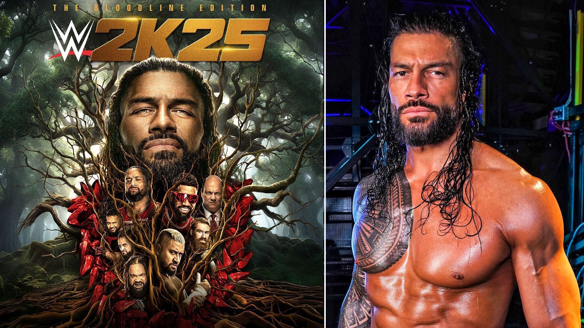 Roman Reigns is now the official cover star of WWE 2K25. [Image credits: Roman Reigns on X]