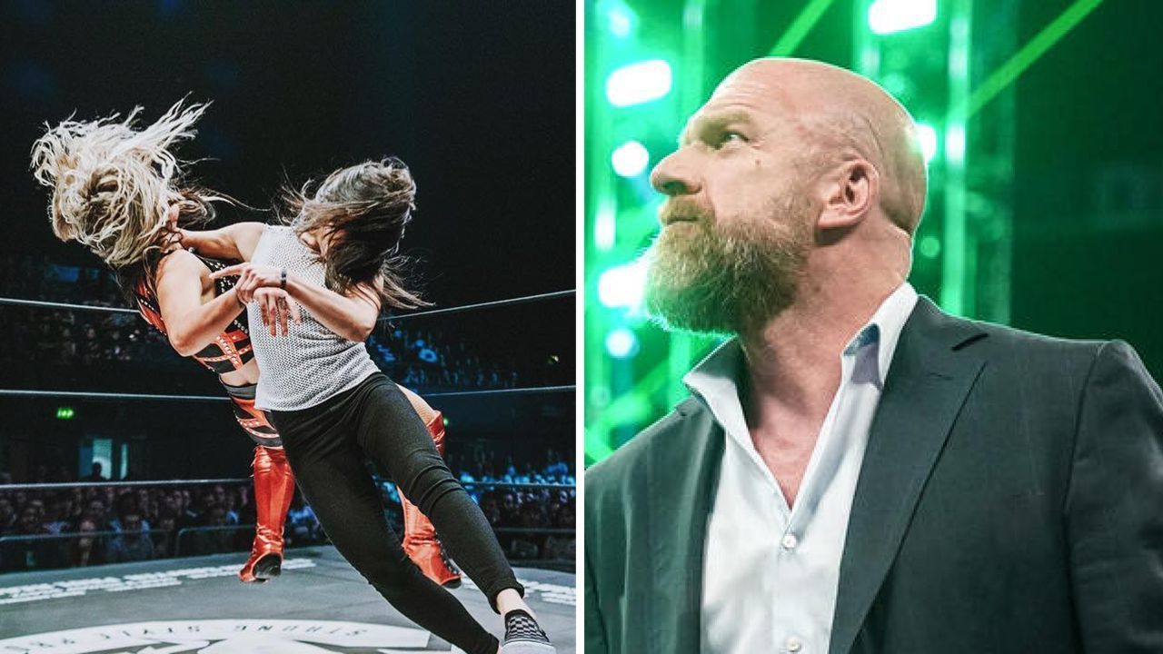 The star in action; WWE CCO Triple H (via the wrestler