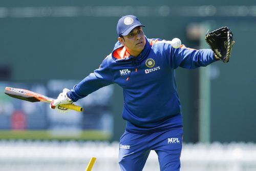 Coach VVS Laxman of India in action during an India training session ahead of the New Zealand and India T20 International series, at Basin Reserve on November 16, 2022 in Wellington, New Zealand. (Photo by Hagen Hopkins/Getty Images)