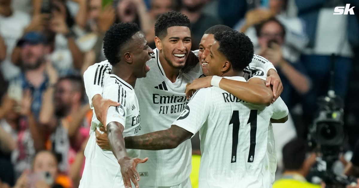 L to R: Vinicius Jr, Jude Bellingham, Kylian Mbappe and Rodrygo (All images sourced from Getty)