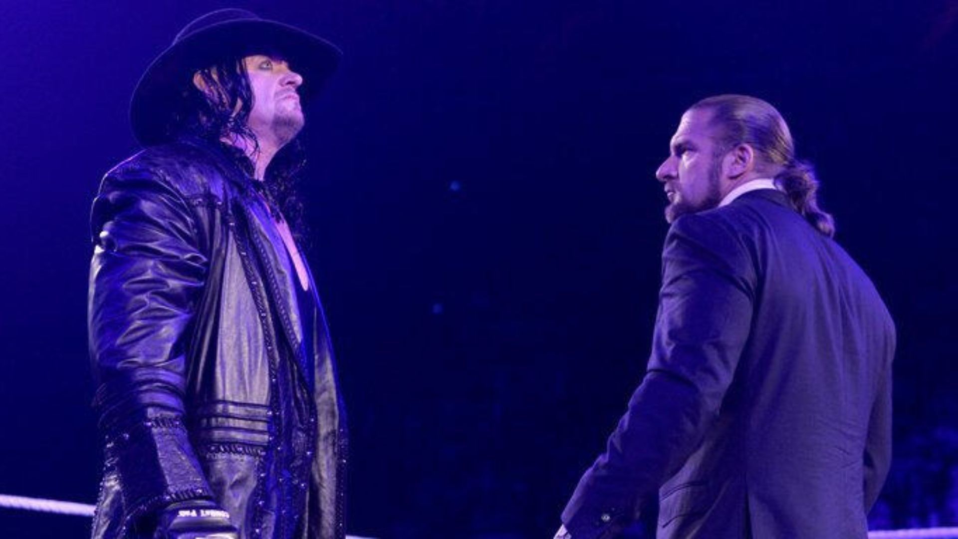 The Undertaker and Triple H on the Road to WrestleMania XXVIII. [Picture via: WWE.com]