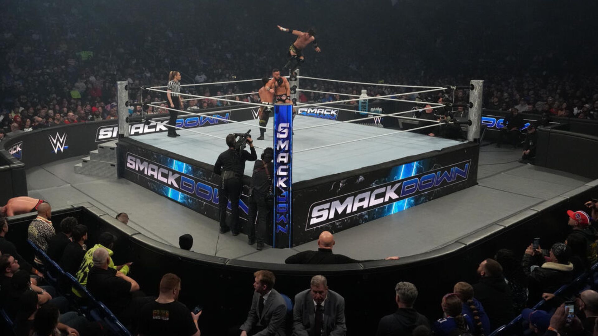 A former champion will be returning tonight on SmackDown. [Image credit: WWE.com]