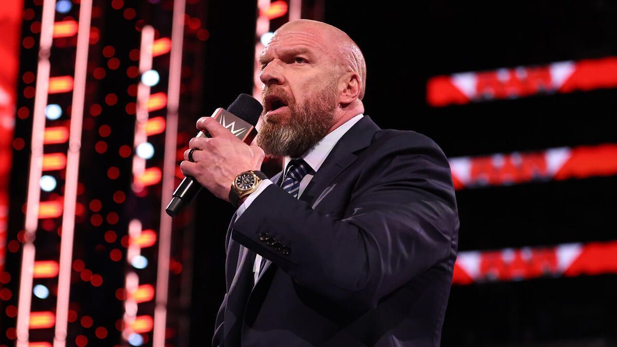 Triple H on WWE RAW (Image courtesy: WWE.com)