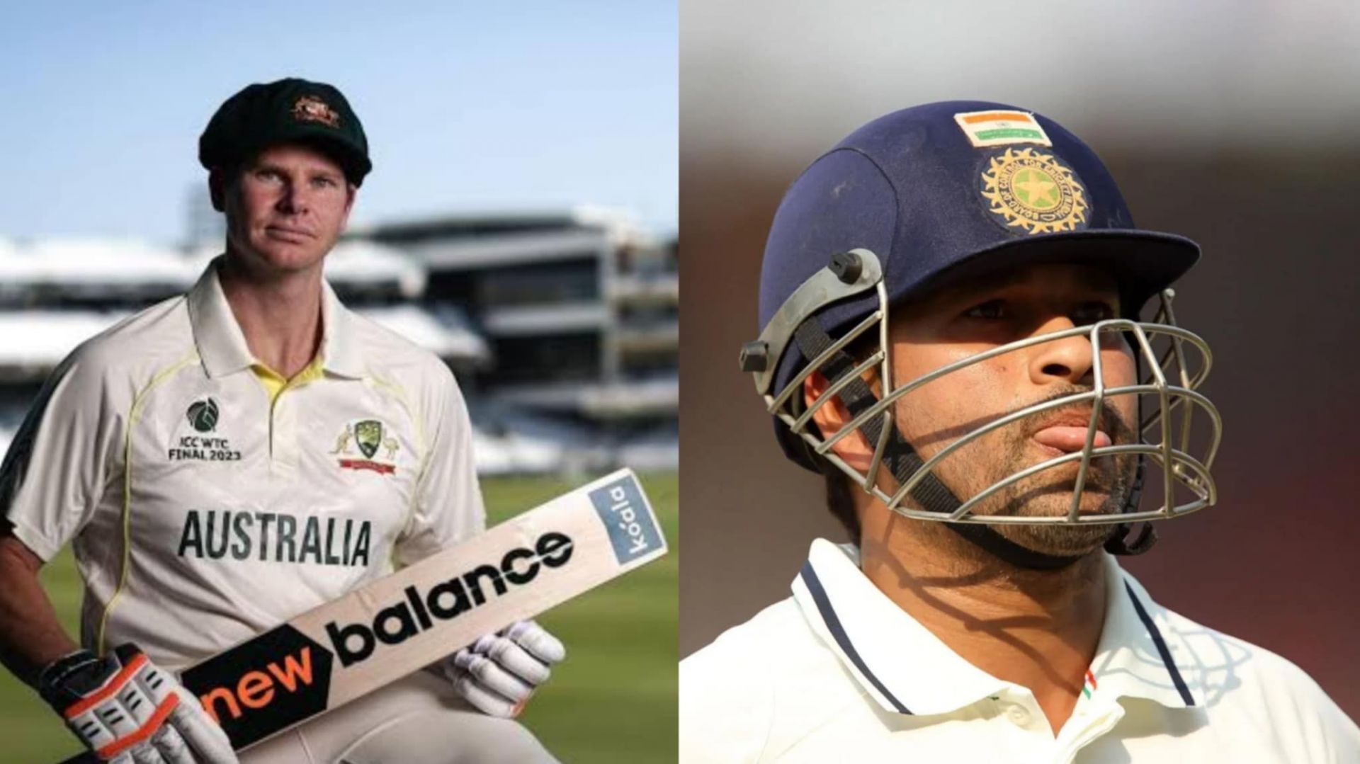 Steve Smith vs Sachin Tendulkar (Image: Getty)