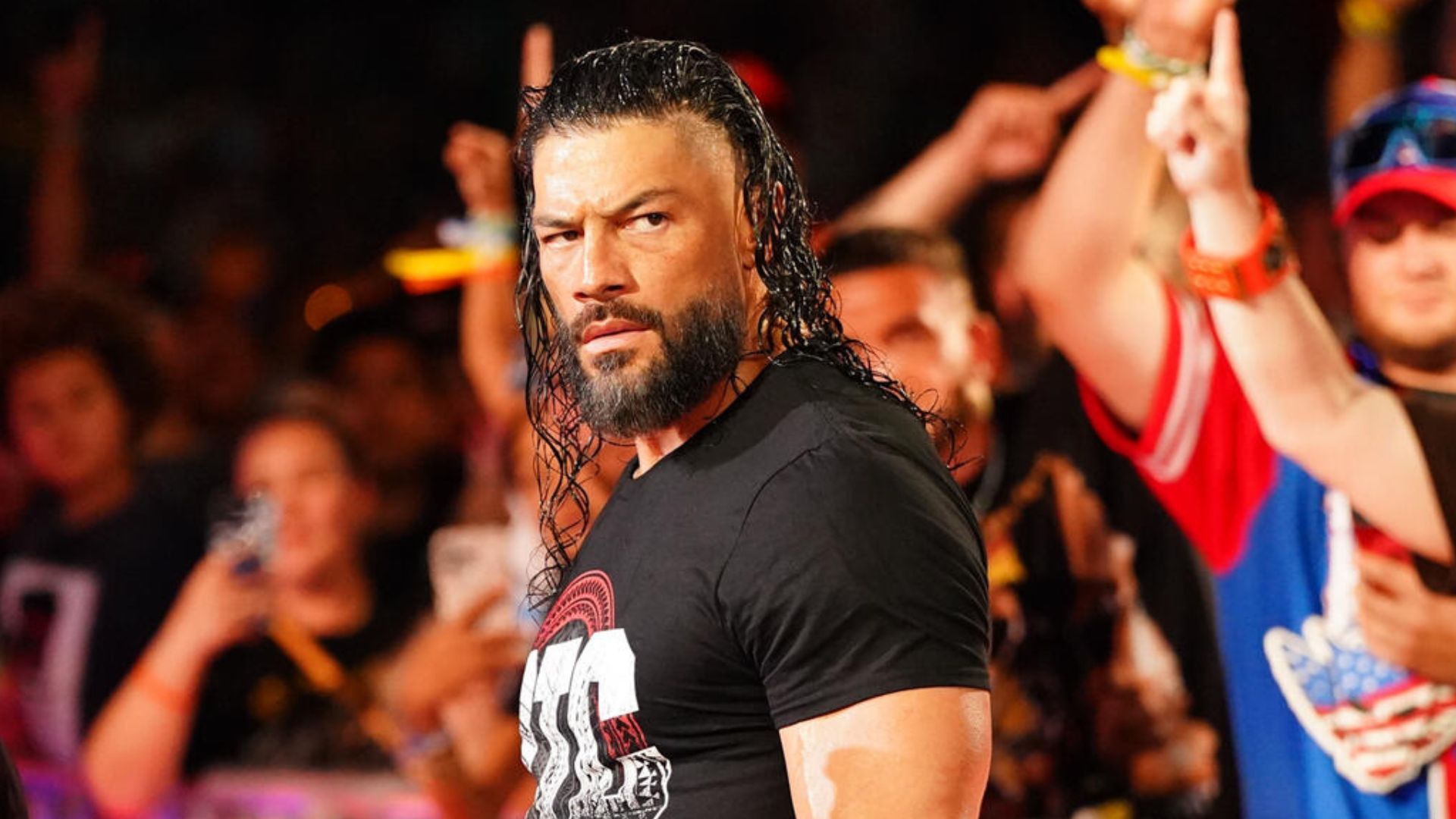 Roman Reigns at SummerSlam 2024! [Image credit: WWE.com]