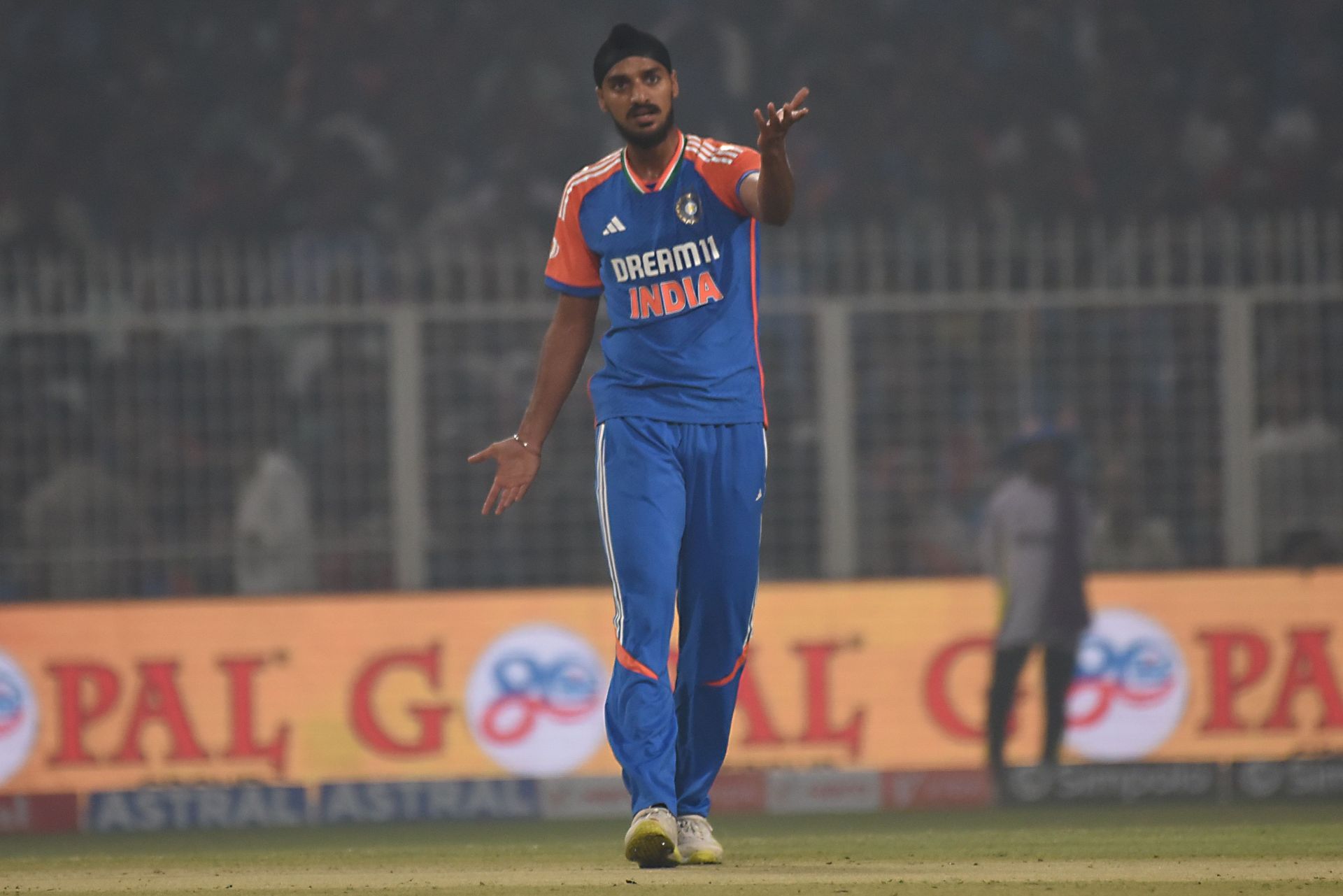 Arshdeep Singh dismissed Phil Salt in the first over of England&#039;s innings. [P/C: Getty]