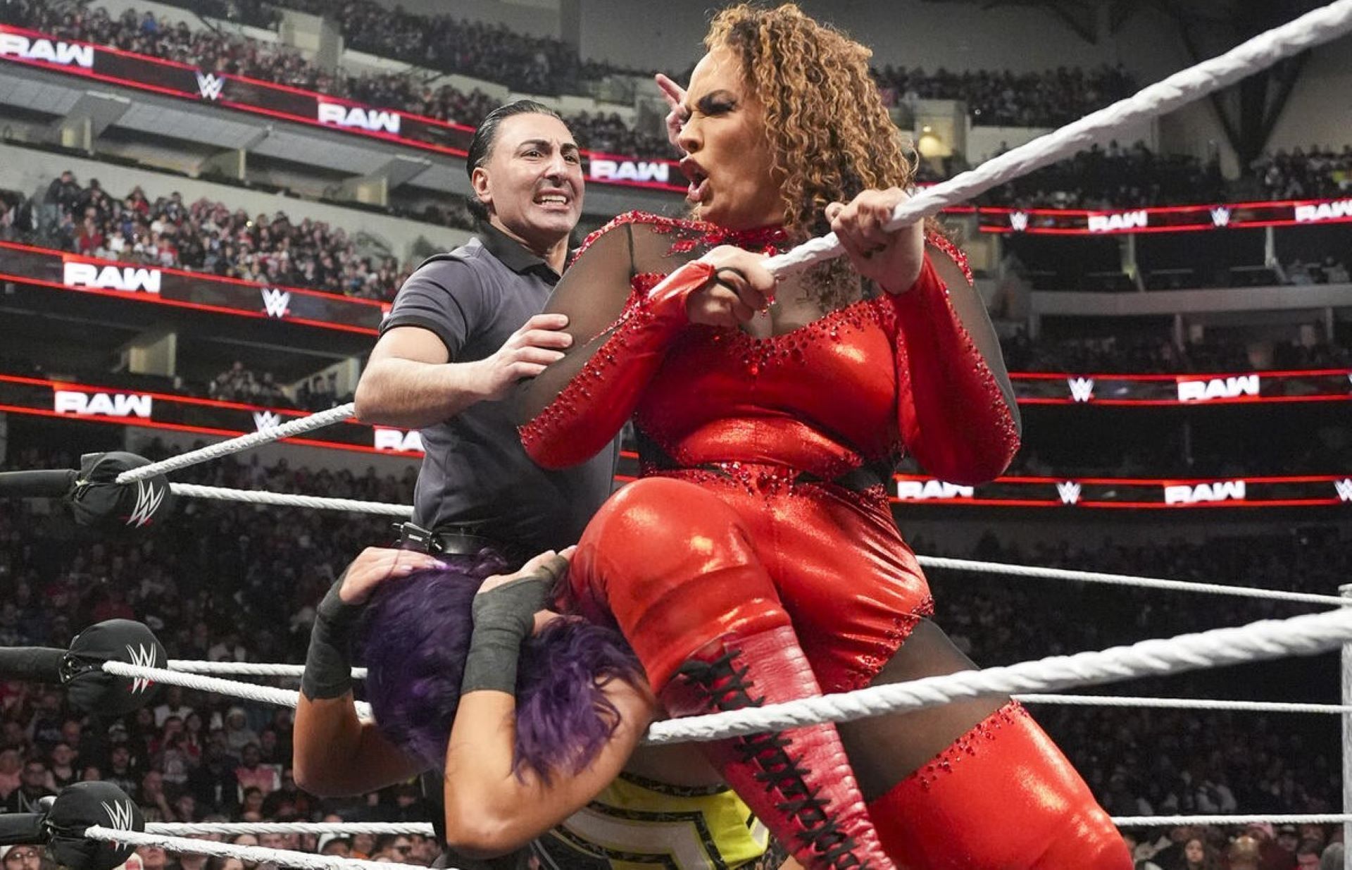 Nia Jax and Bayley really like fighting each other, regardless of brand. (Image Credit: WWE.com).