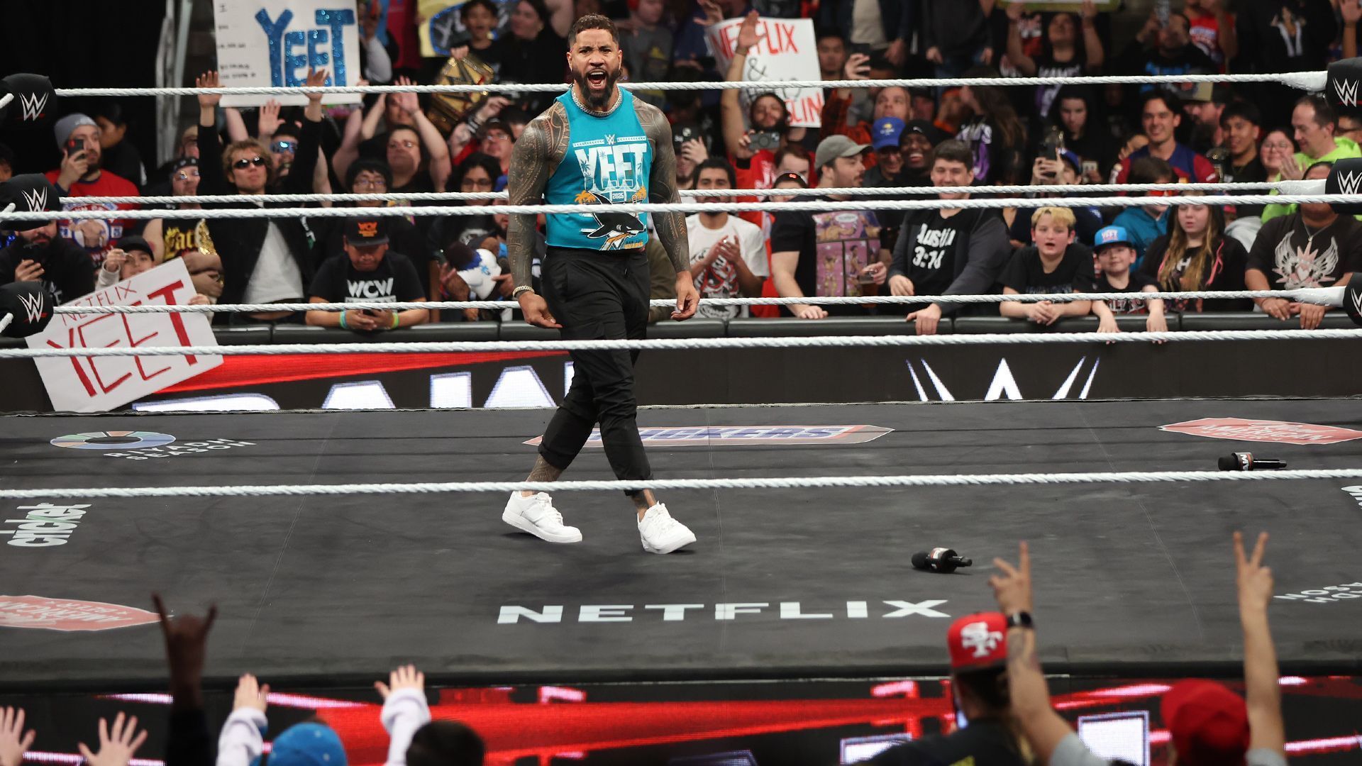 Jey Uso stands tall during WWE RAW on Netflix Week 2