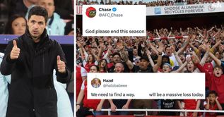 “God please end this season”, “Massive loss today” - Arsenal fans fear the worst as 23-year-old star misses Aston Villa clash