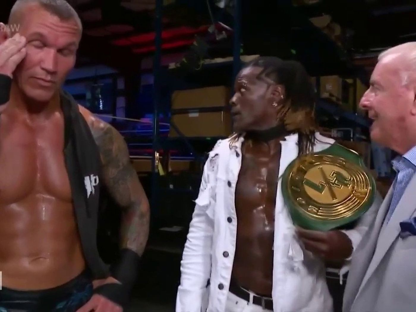 Randy Orton, R-Truth, and &lt;a href=&#039;https://www.sportskeeda.com/player/ric-flair&#039; target=&#039;_blank&#039; rel=&#039;noopener noreferrer&#039;&gt;Ric Flair&lt;/a&gt; [Image credits: WWE&#039;s X account]