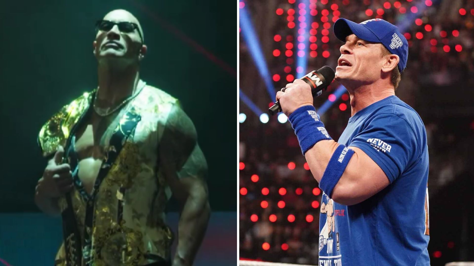 The Rock and John Cena returned on RAW [Image credits: The Rock